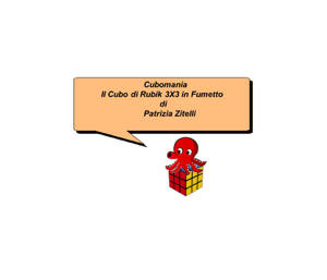 Il Cubo di Rubik 3x3 in fumetto