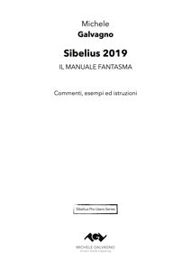 Sibelius 2019 - Il manuale fantasma