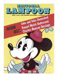 National Lampoon Magazine Sep 1970